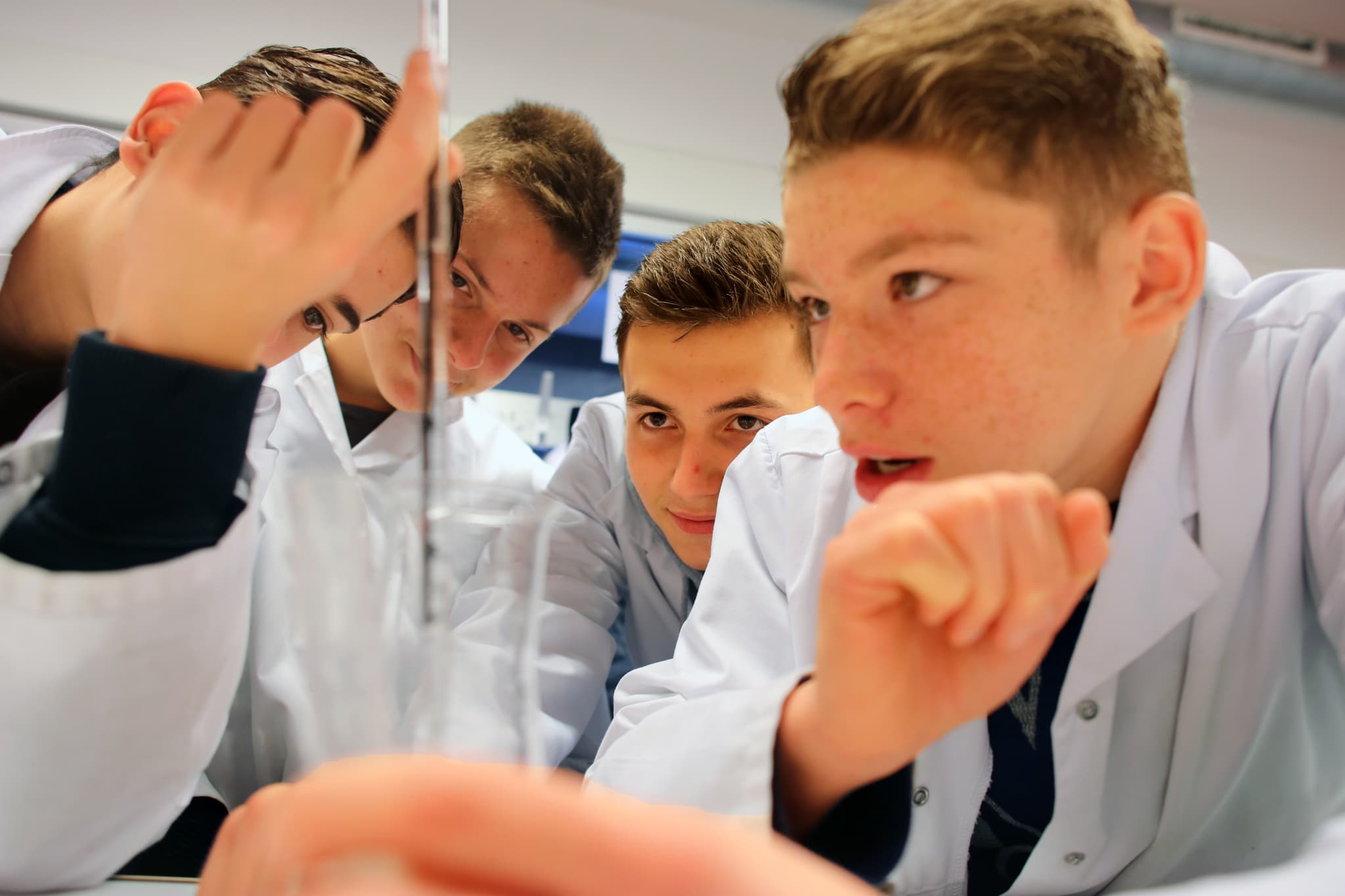 Semaine Chimie : expérience en labo